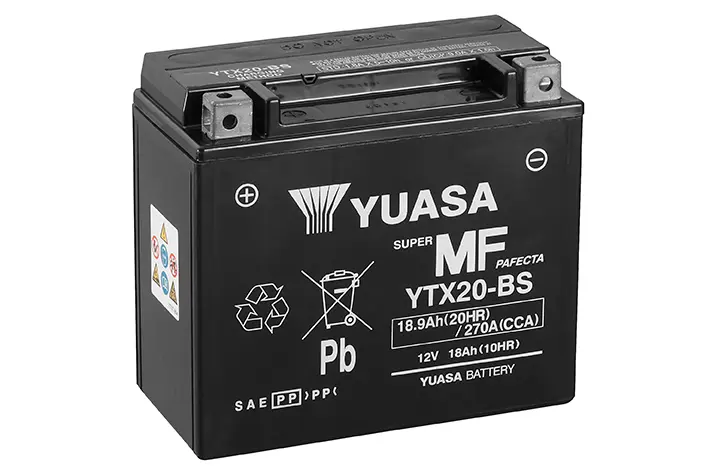 Μπαταρία Yuasa YTX20-BS χωρίς συντήρηση