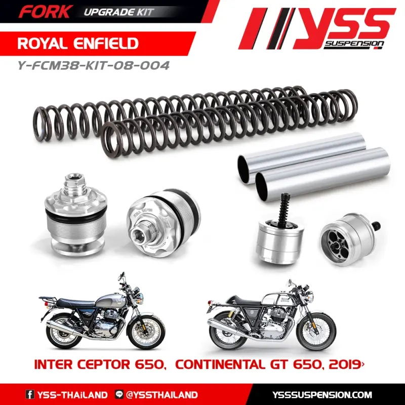 YSS šakų komplektas RE/Interceptor & Continental GT 650 2019+
