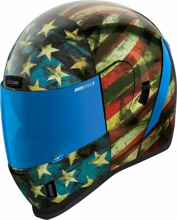 خوذة ICON Airform Old Glory — المنظر 9