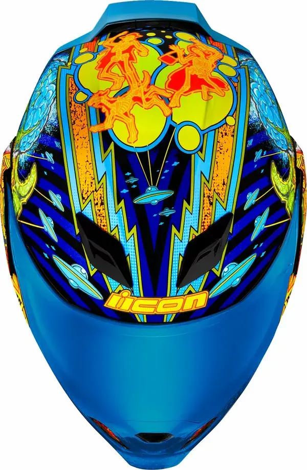 Casque ICON Airflite Bugoid Blitz — vue 4