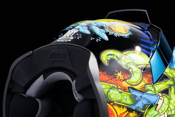 Casque ICON Airflite Bugoid Blitz — vue 7