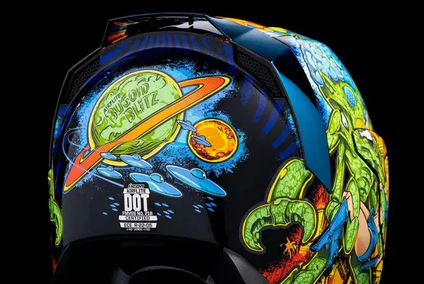 Casque ICON Airflite Bugoid Blitz — vue 9