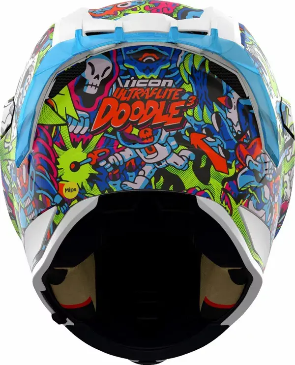 ICON Ultraflite Doodle 3 MIPS helm — zicht 6