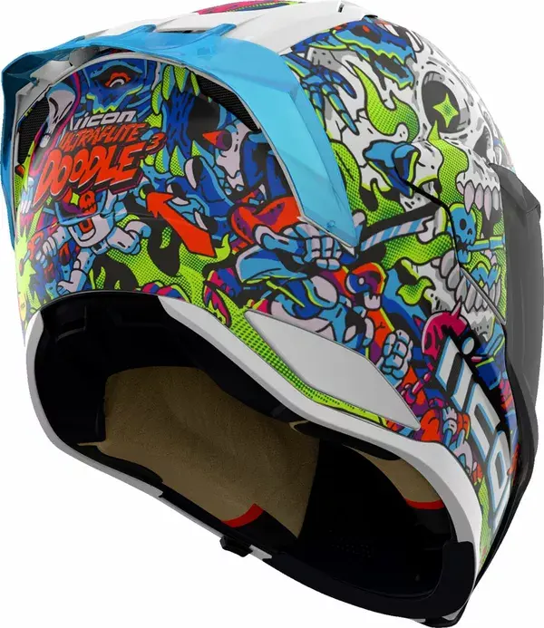 ICON Ultraflite Doodle 3 MIPS helm — zicht 7