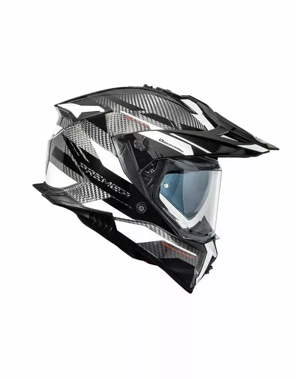 Přilba PREMIER HELMETS Discovery EA z karbonu — pohled 3