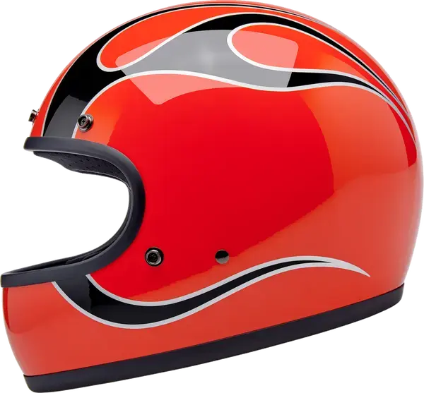 Helm Biltwell Gringo Flames — zicht 3