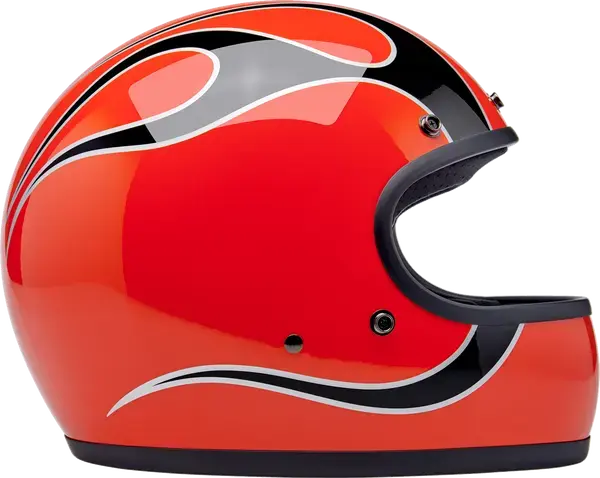 Helm Biltwell Gringo Flames — zicht 5