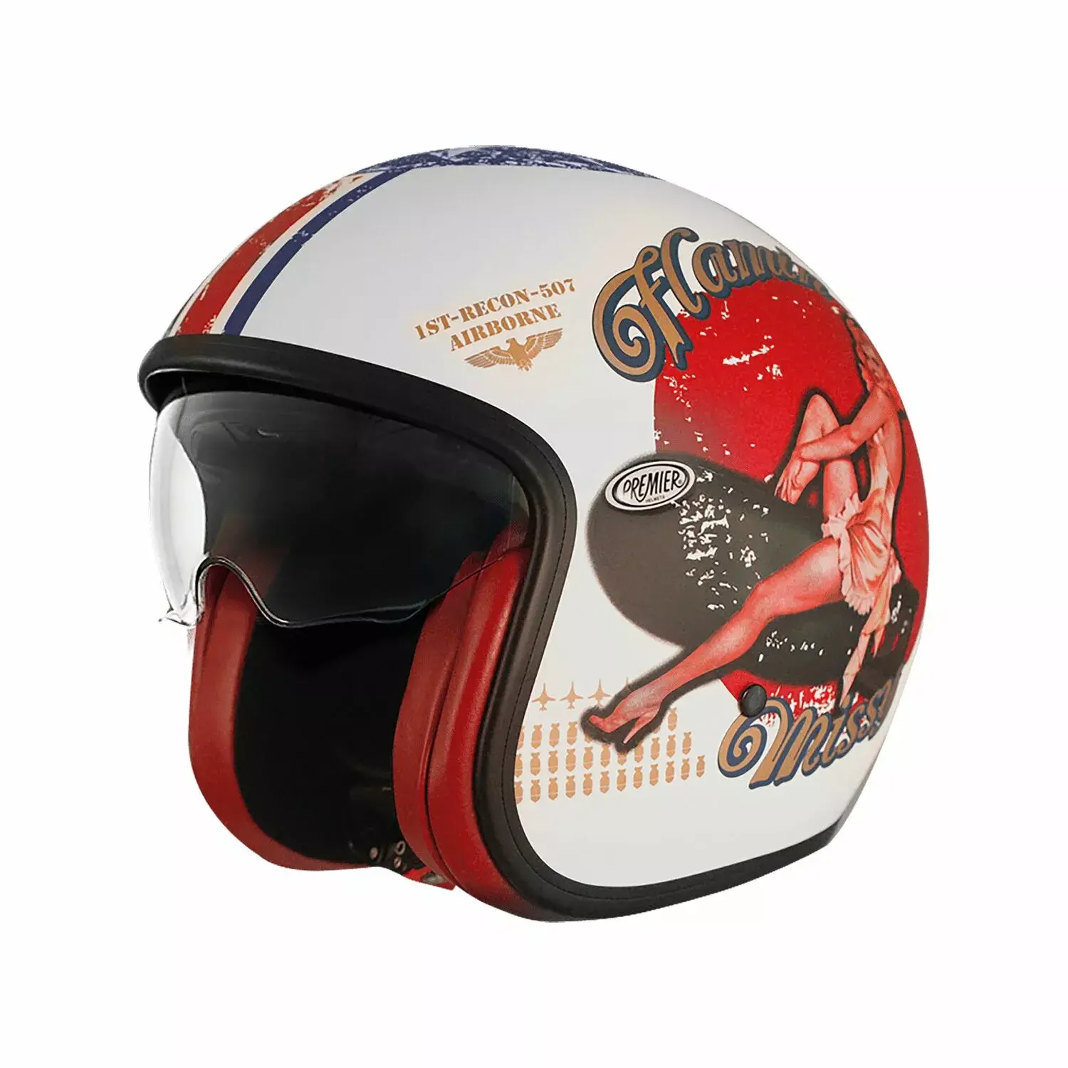 Vintage Pin Up Helm Premier Helmets