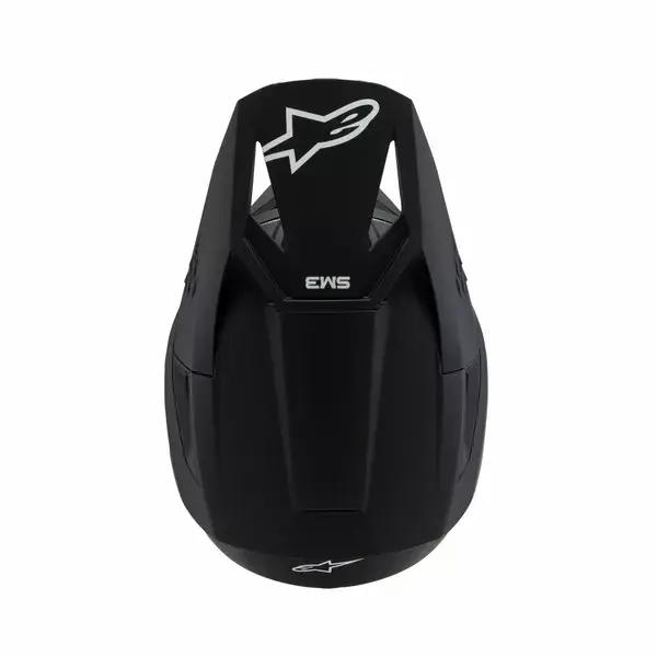 알피네스타즈 모토크로스 헬멧 YTH SM3 솔리드 블랙 — 4번째 뷰