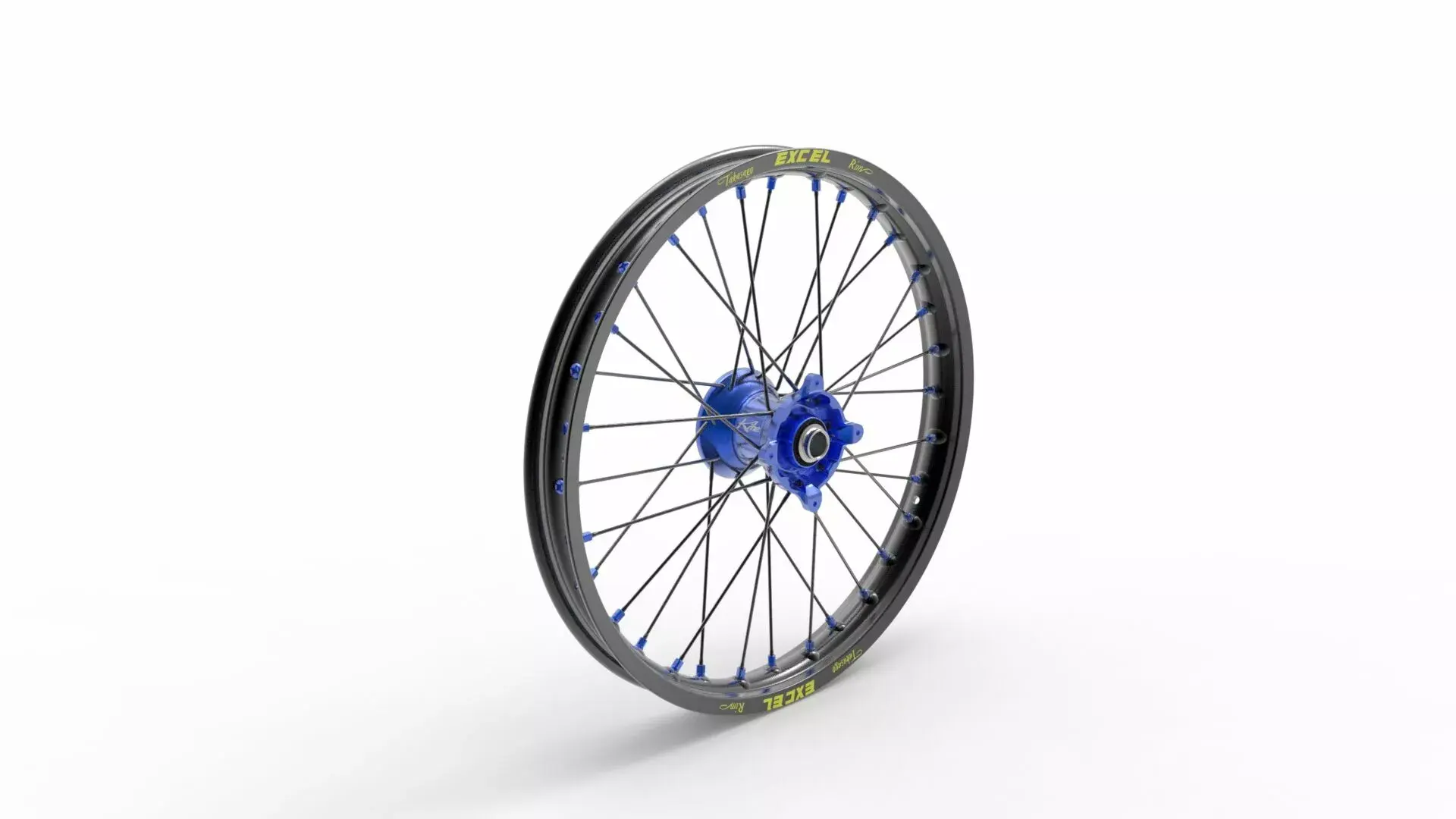 Roue Elite MX-EN KITE avec rayons noirs
