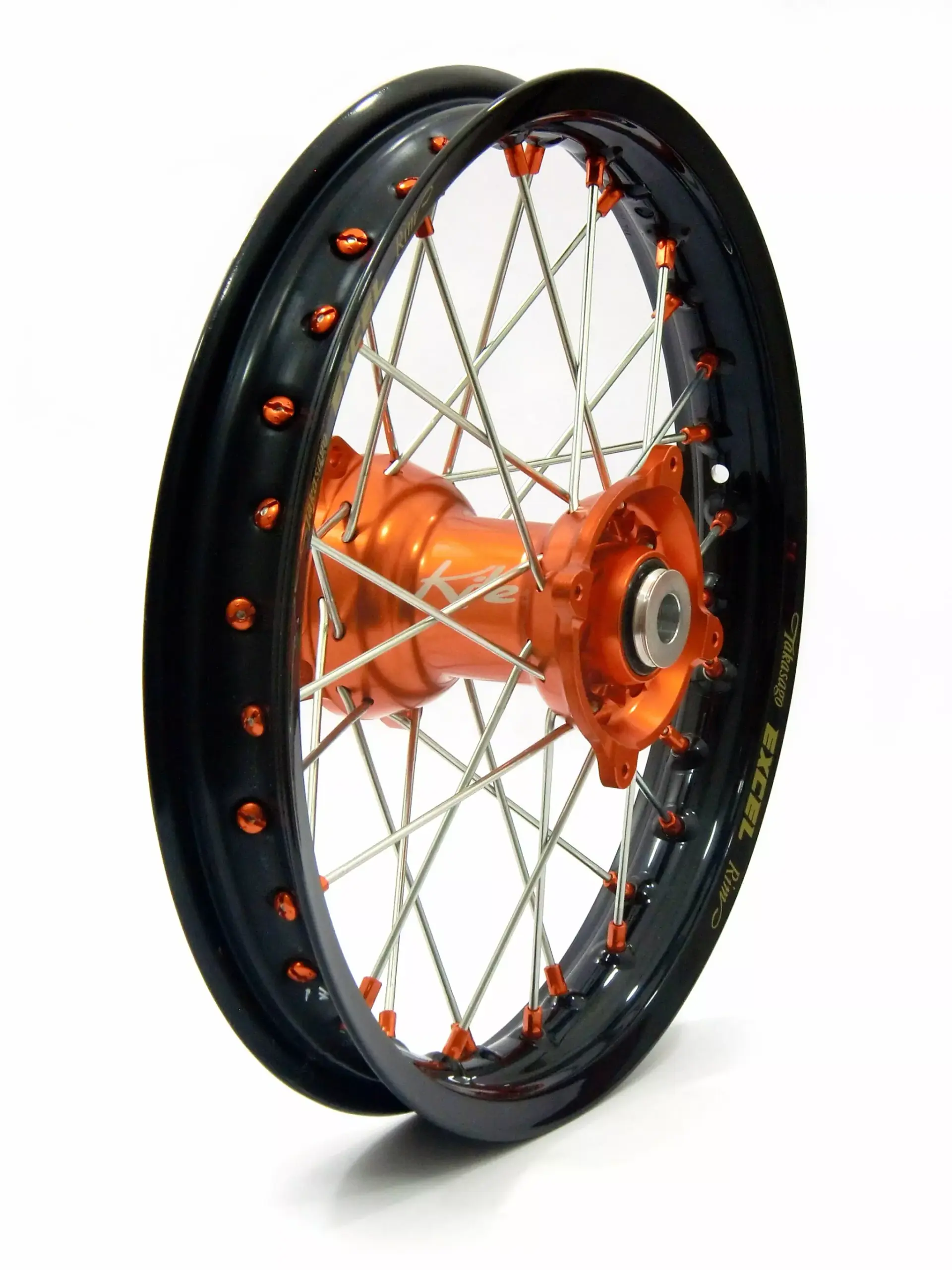 Roue Elite MX-EN Kite avec rayons argentés