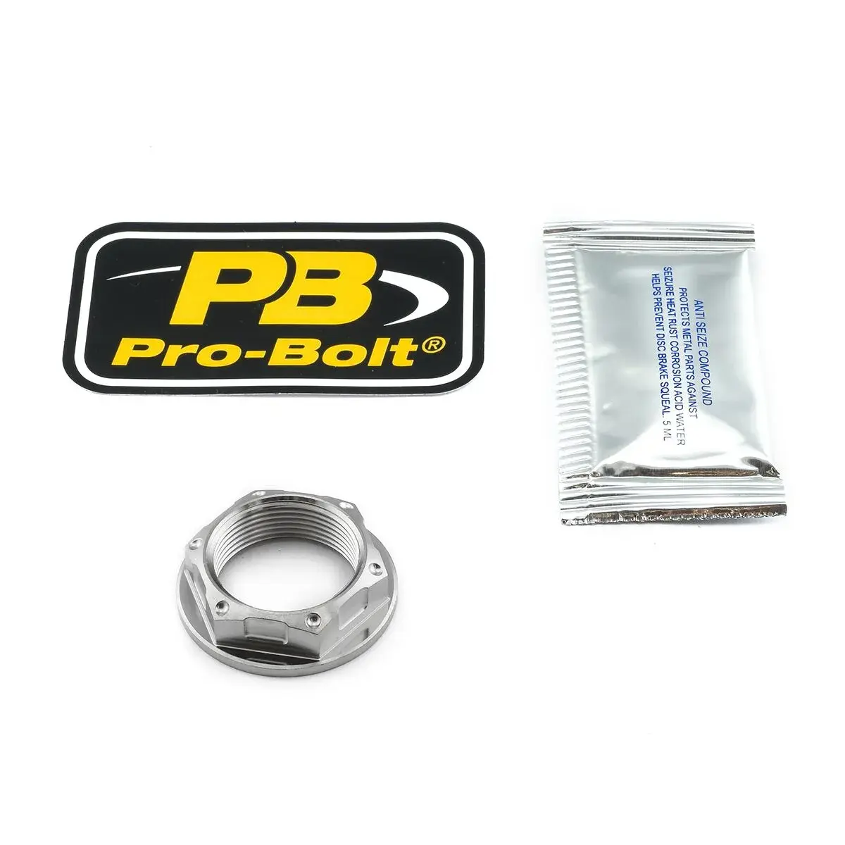 PRO BOLT Akselmøtter titanium 25x1.25