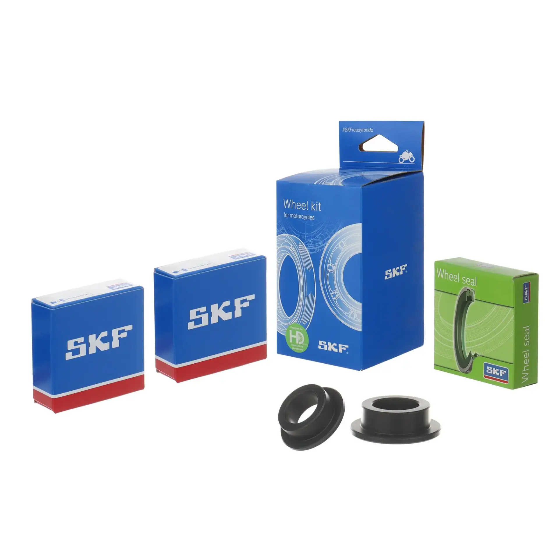 Radlagersatz SKF HDS mit Dichtungen und Distanzstücken