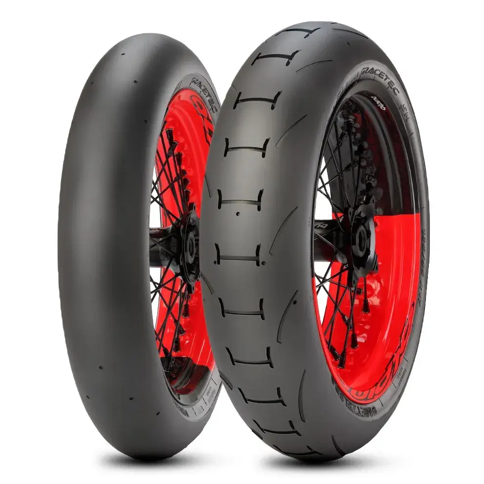 Pneu arrière moto Metzeler Racetec 165-55-17 NHS TL Radial S1GP piste