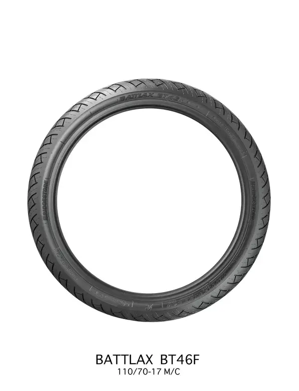 Motorradreifen Vorderreifen Bridgestone Battlax BT-46 Touring 100-80-18 53H TL — Ansicht 4