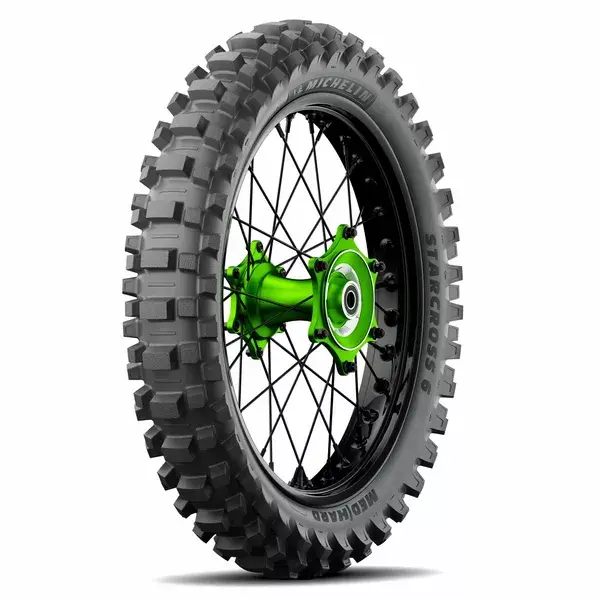 Pneu moto 18'' 110-100-18 Michelin Starcross 6 Medium Hard arrière TT 64M