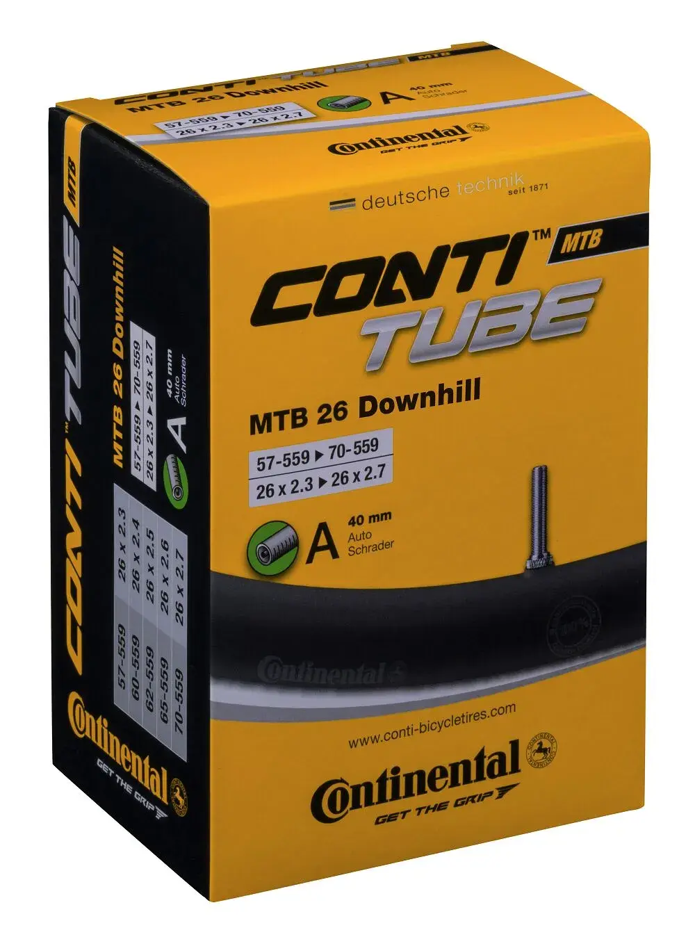 Continental MTB 26-57-559->70-559 Schlauch