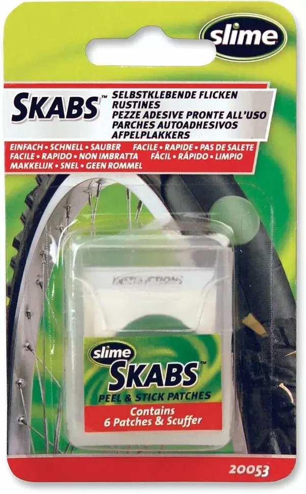 6 प्री-ग्लूड पैच का किट SLIME Skabs