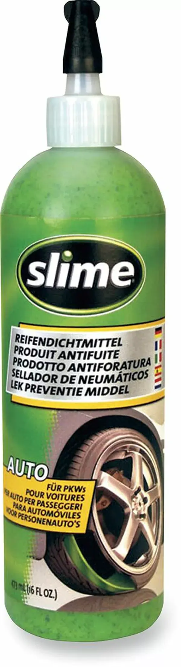 Slime Pannenschutzmittel präventiv 473 ml kompatibel mit tubeless Reifen und elektronischen Ventilen