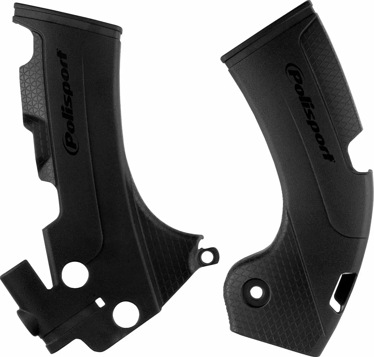 Protector de Cuadro Negro Polisport Kit — vista 3