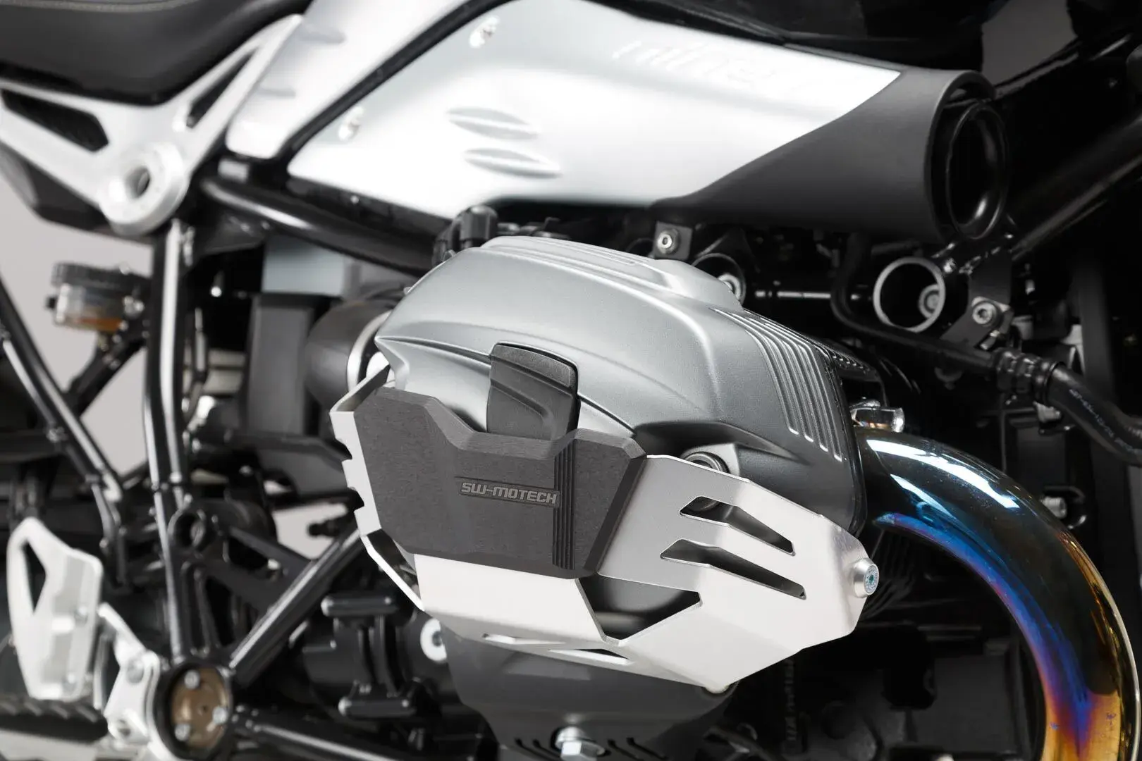 SW-MOTECH 실린더 가드 실버 BMW R1200 R / GS / Adv, R nineT