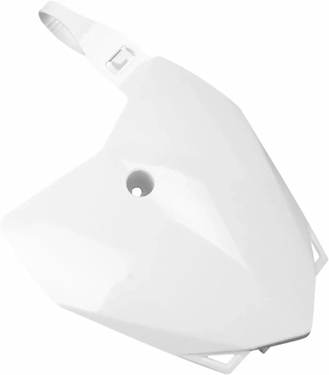 UFO KLX110 10-17 فرنٹ پلیٹ سفید