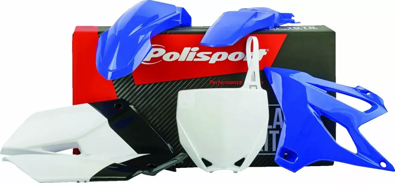 Komplett-Kunststoff-Kit BL98 weiß Polisport