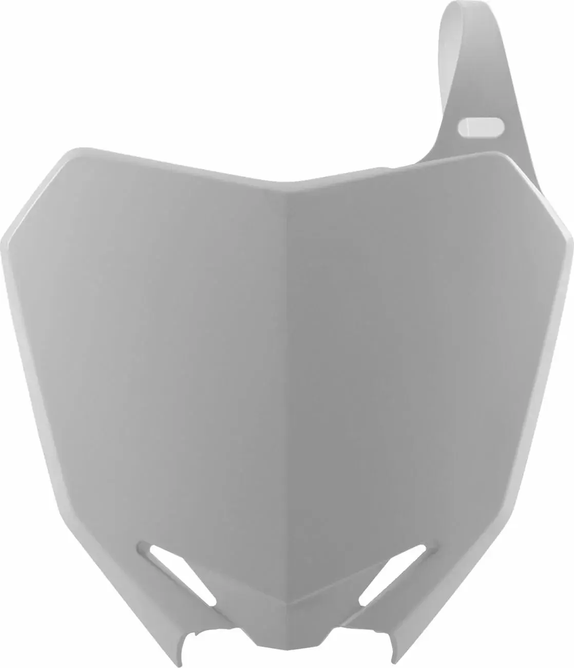 Plaque numéro-tête de fourche Polisport Suzuki RM-Z 250 (2010-2018) / 450 (2008-2017) blanc