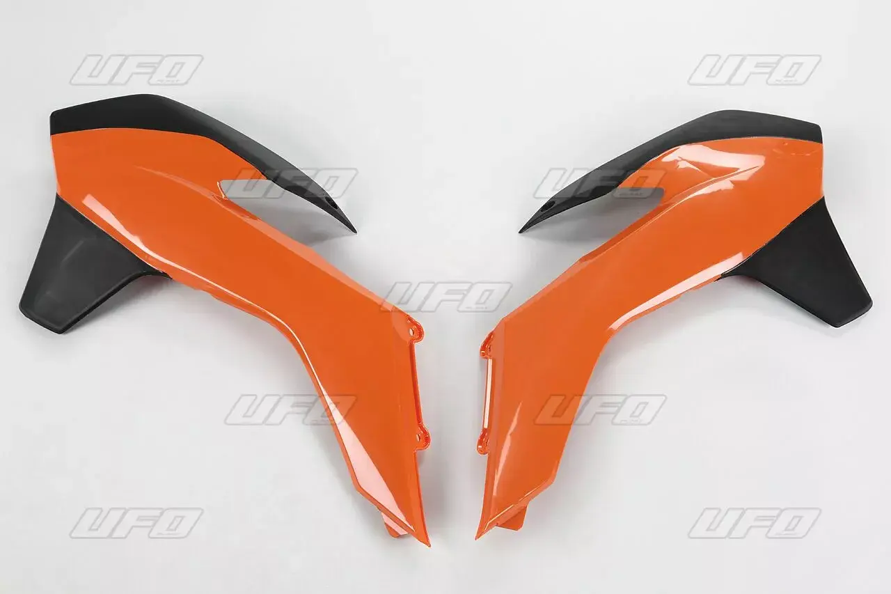 UFO 라디에이터 커버 SX/SXF 13-15 블랙/골드 데코 키트