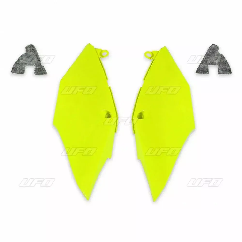 Zijpanelen UFO CRF450 17 fluorescerend geel