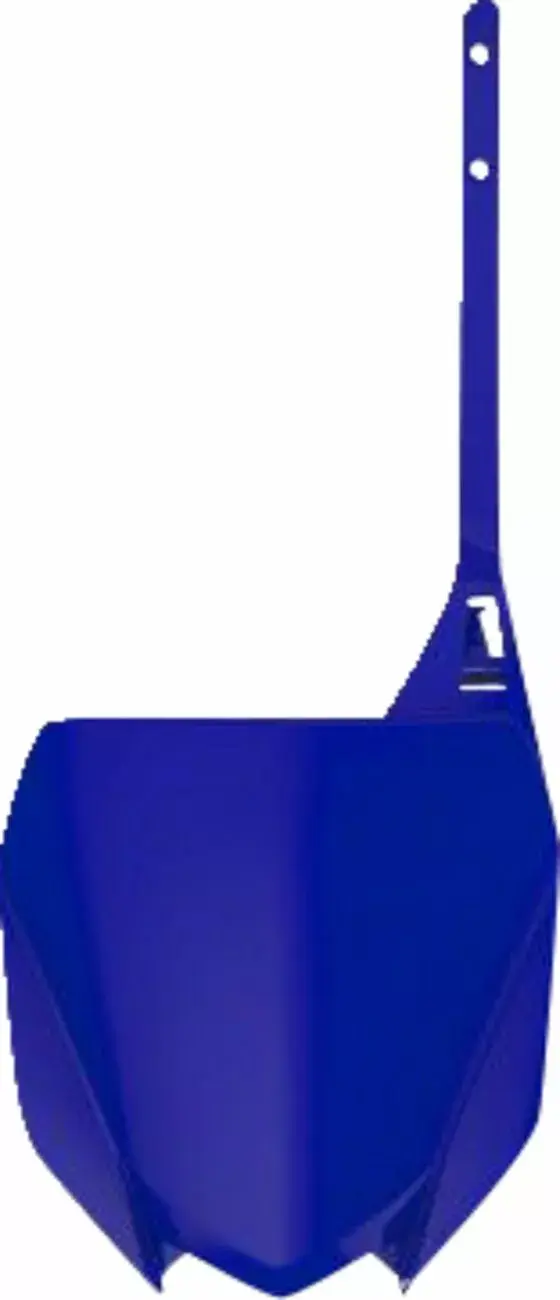Plaque numéro-tête de fourche Polisport Yamaha 250 YZ F 2019+, 250 YZ FX 2020+, 450 YZ F 2018+, 450 YZ FX 2019+ bleu