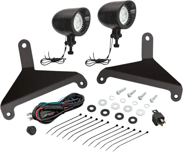 Kit feux de route LED Mini Show Chrome