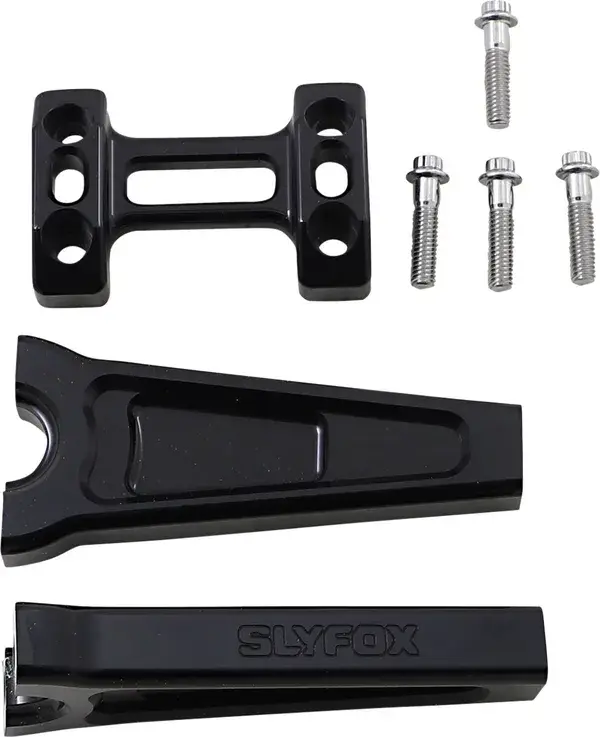 SLYFOX 6X1 Straight Riser Black