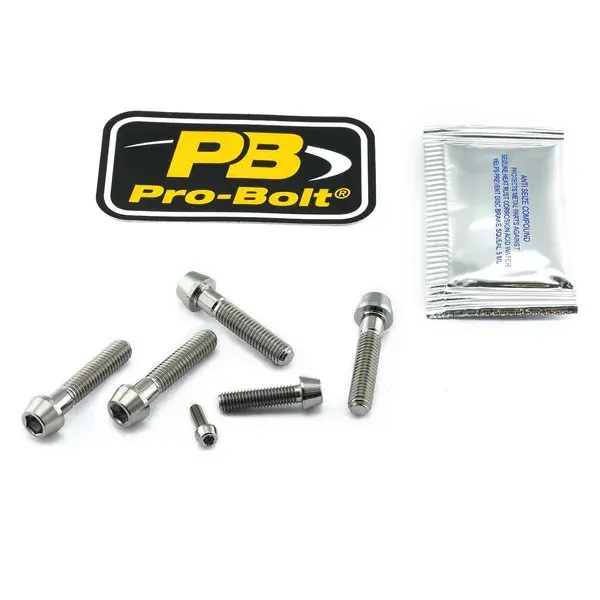 PRO BOLT titanium rem- en koppelingshendel klemboutenset