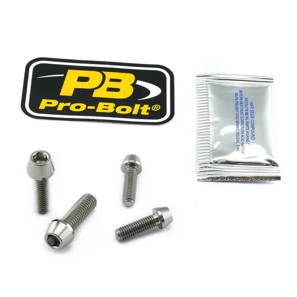 Kit șuruburi de montaj pentru ghidon din titan PRO BOLT