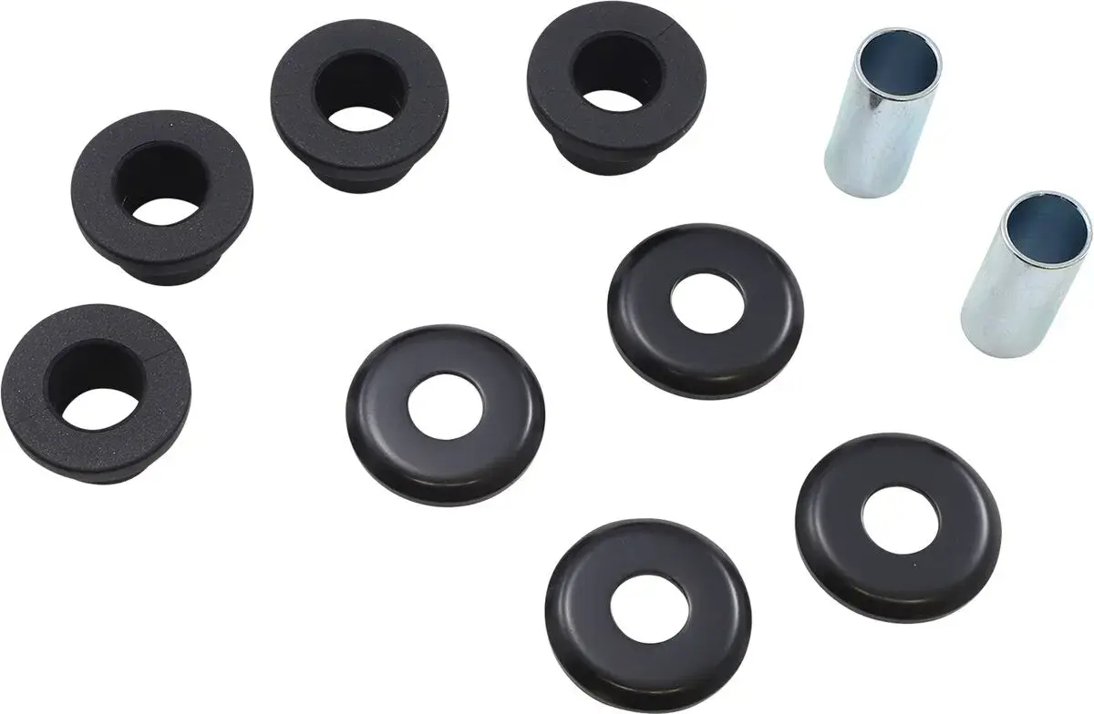 Kit de bagues pour riser en polyuréthane noires ARLEN NESS — Guidons
