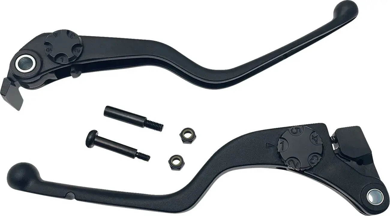 レバーセット DRAG SPECIALTIES BLK 21-23 パンアメリカ
