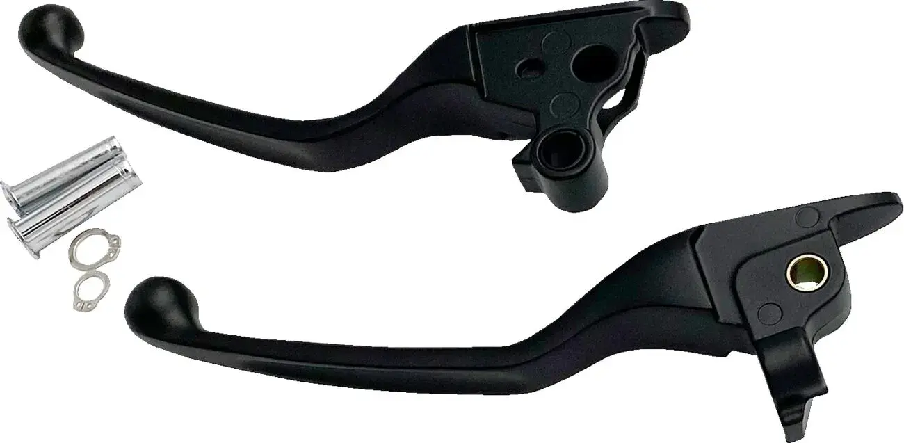 Schmale Hebel-Set matt schwarz DRAG SPECIALTIES