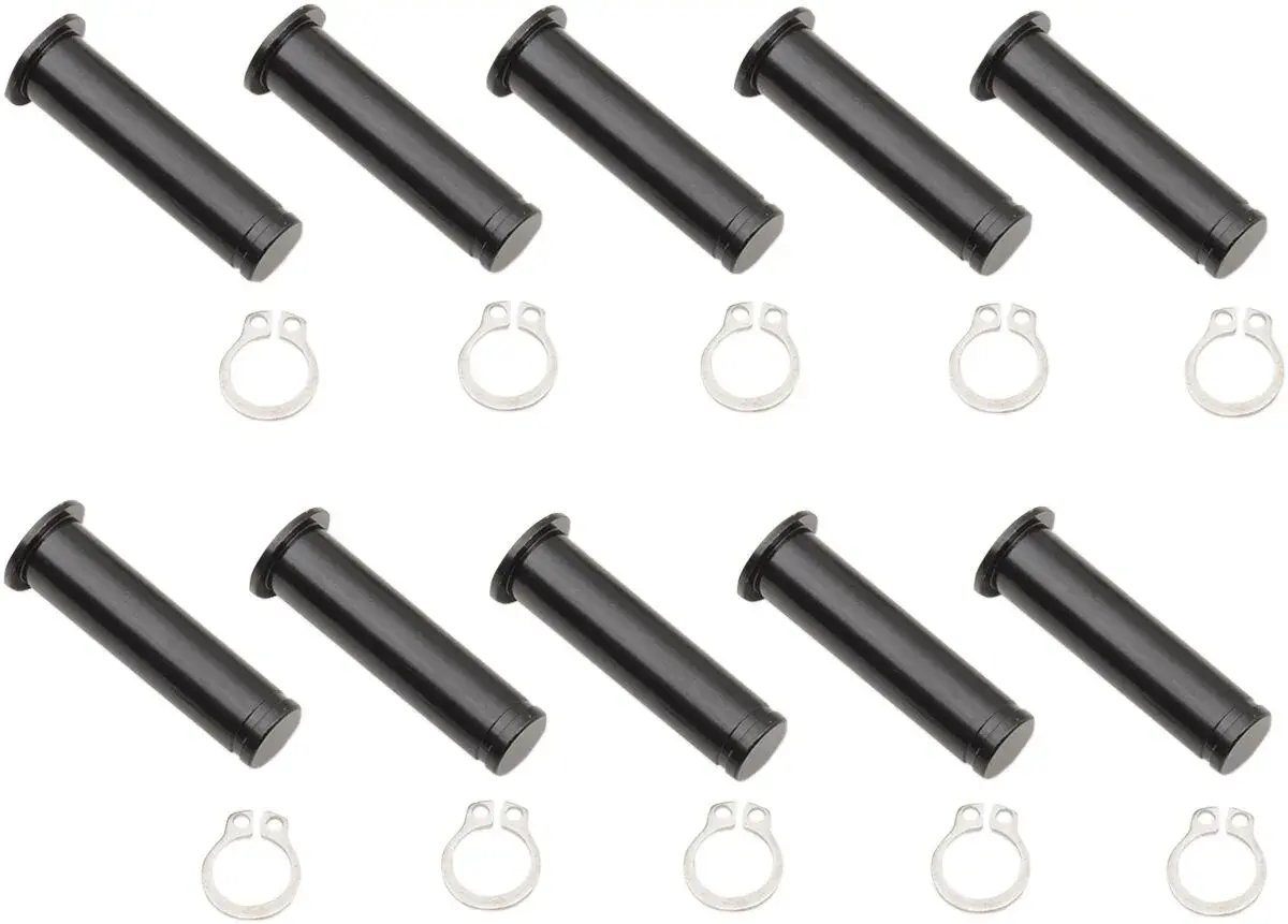 Schwarzer Schwenkstift 04-19XL 10 Stück Drag Specialties