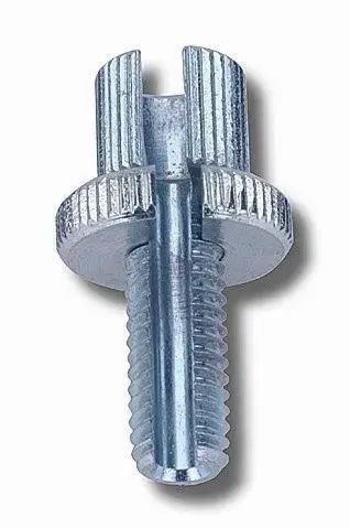 Hohlschraube für Kabelspanner Cyclo M6 x 18 mm Kopf 7x9 mit Aluminium-Rändelrad Domino