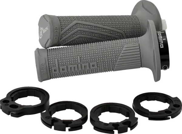 Domino Poignées D-lock gris avec virole D10046C5200A9-0