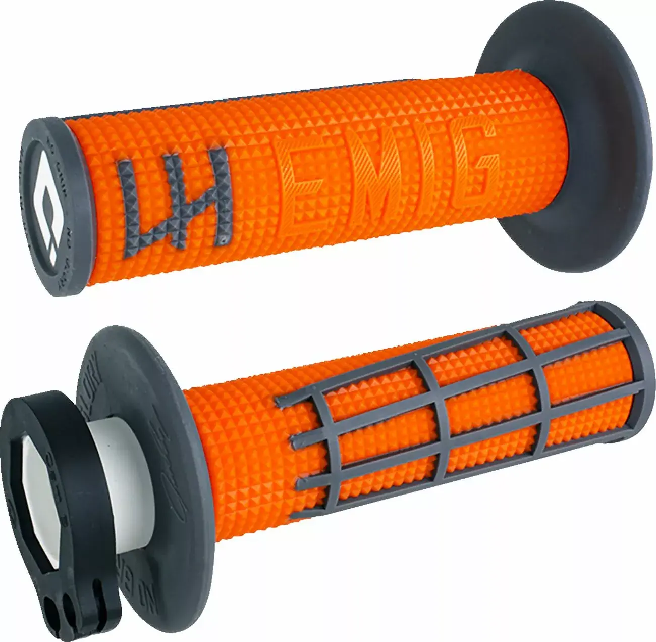 Handsker ODI Emig Grip 2.0 Orange/Graphite