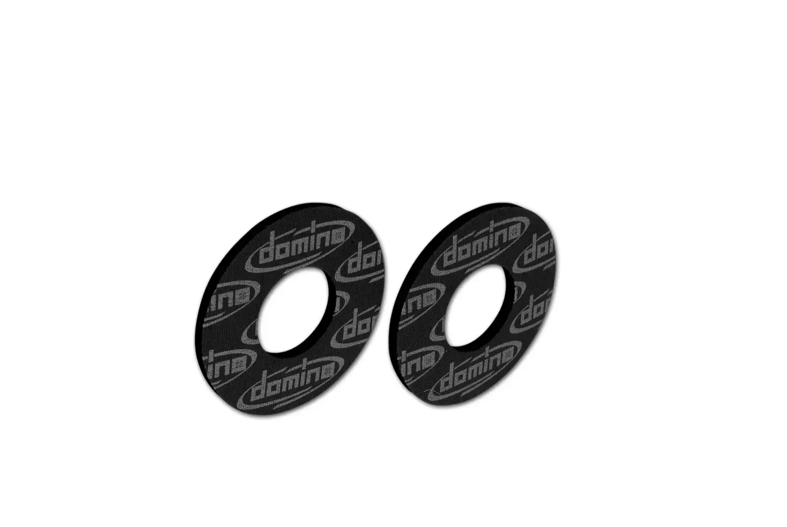 Revêtements de poignées Domino Donuts moto off-road noir (paire)