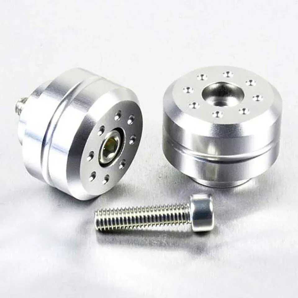 Заглушки руля PRO BOLT 10 30MM серебристые