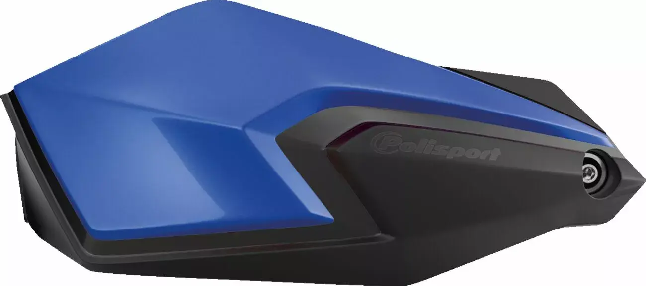 Protège-main moto Polisport S-Dual fermé bleu/noir avec fixation
