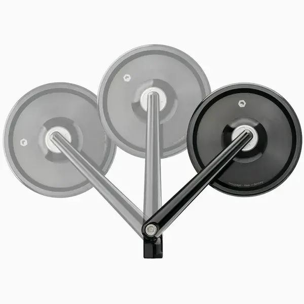 Зеркало заднего вида Motogadget mo.view Classic Flip 110 мм