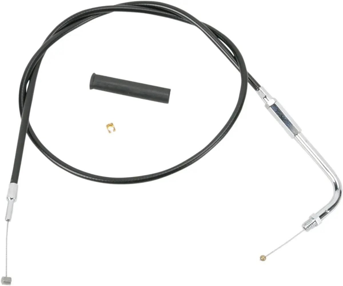 Kabel plynu/volnoběhu z černého vinylu DRAG SPECIALTIES