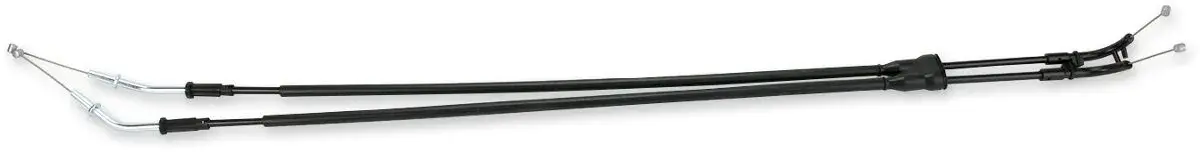 PARTS UNLIMITED ブラックビニール製スロットルケーブル