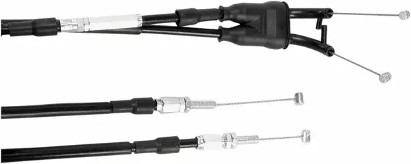 Gaszug aus schwarzem Vinyl Motion Pro — Ansicht 2