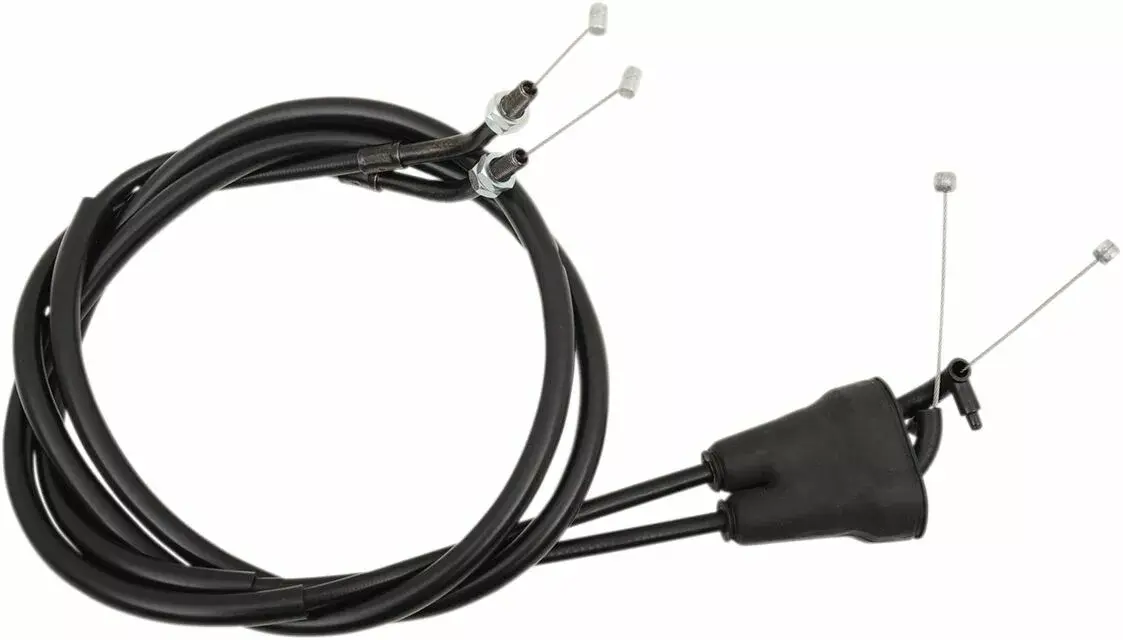 Câble d'accélérateur en vinyle noir MOOSE OFFROAD HARD-PARTS